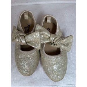 Osh Kosh Bgosh Toddlers Gold Bow Tara Ballet Flats 7